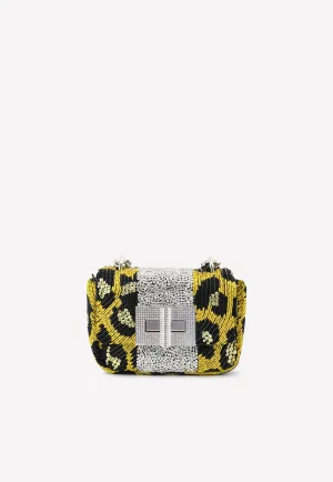 Mini Natalia Crystal-Embellished Shoulder Bag
