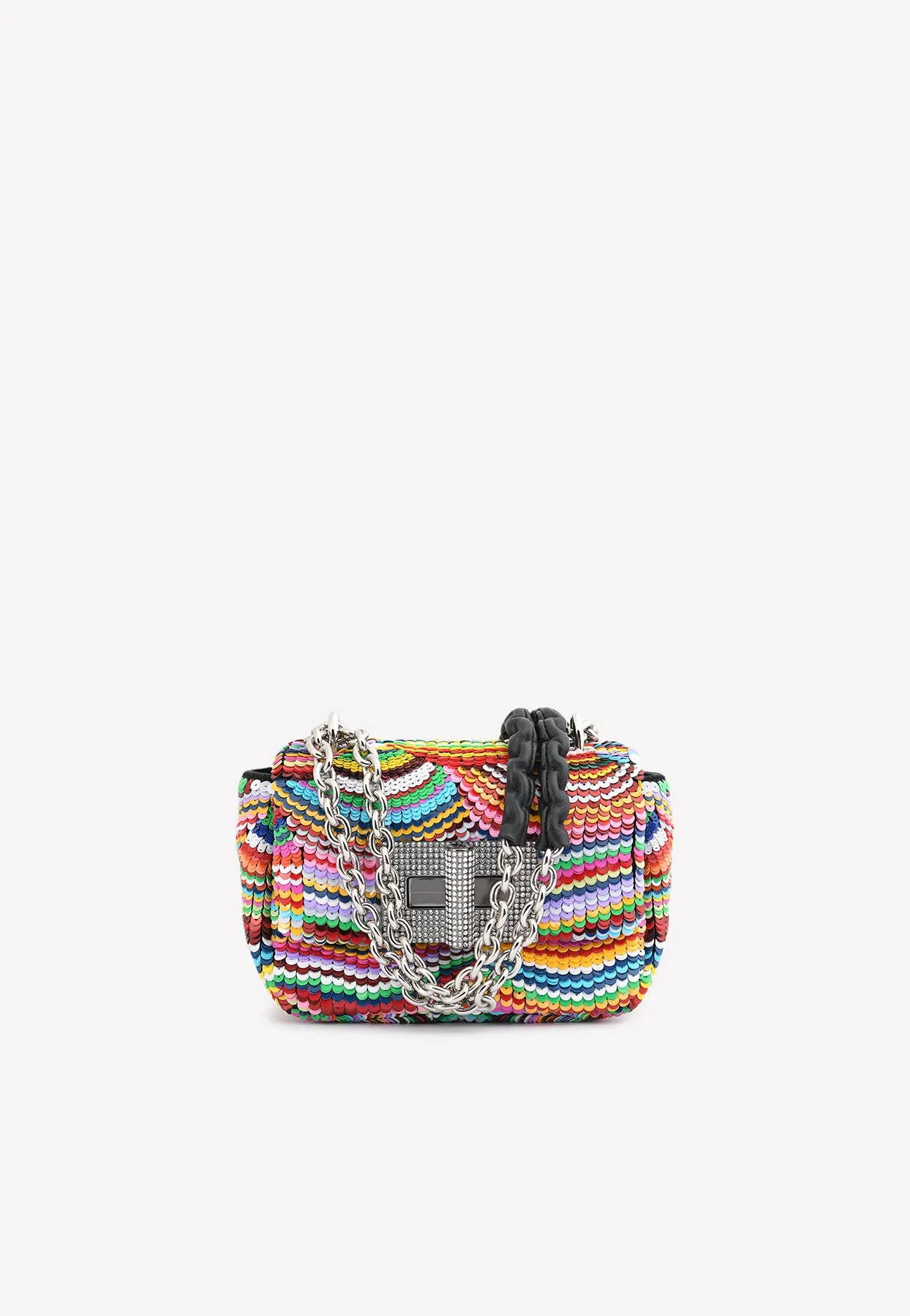 Mini Natalia Sequin Embellished Shoulder Bag