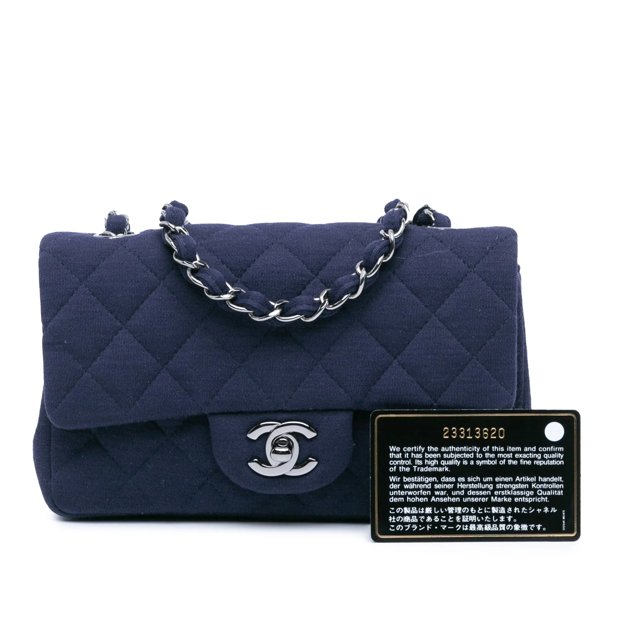 Mini Rectangular Classic Jersey Single Flap