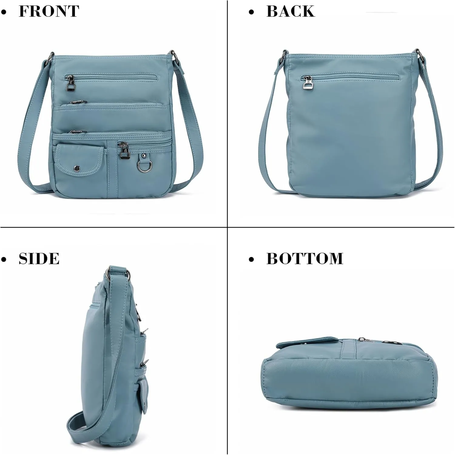MINICAT Small Crossbody Purse Soft Synthetic Leather Crossbody Bags for Women