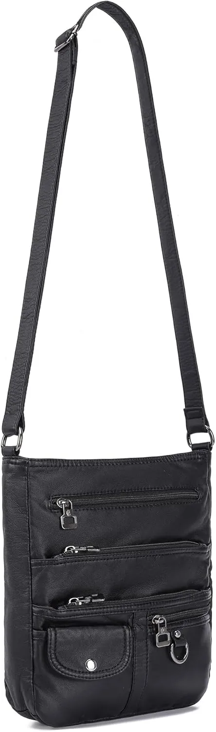 MINICAT Small Crossbody Purse Soft Synthetic Leather Crossbody Bags for Women