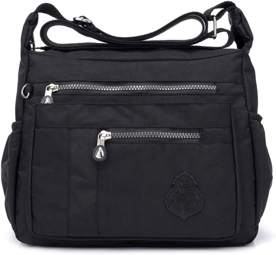 MINTEGRA Crossbody Bag for Women Nylon Waterproof Shoulder Purse Messenger Bag Lightweight Pocketbooks