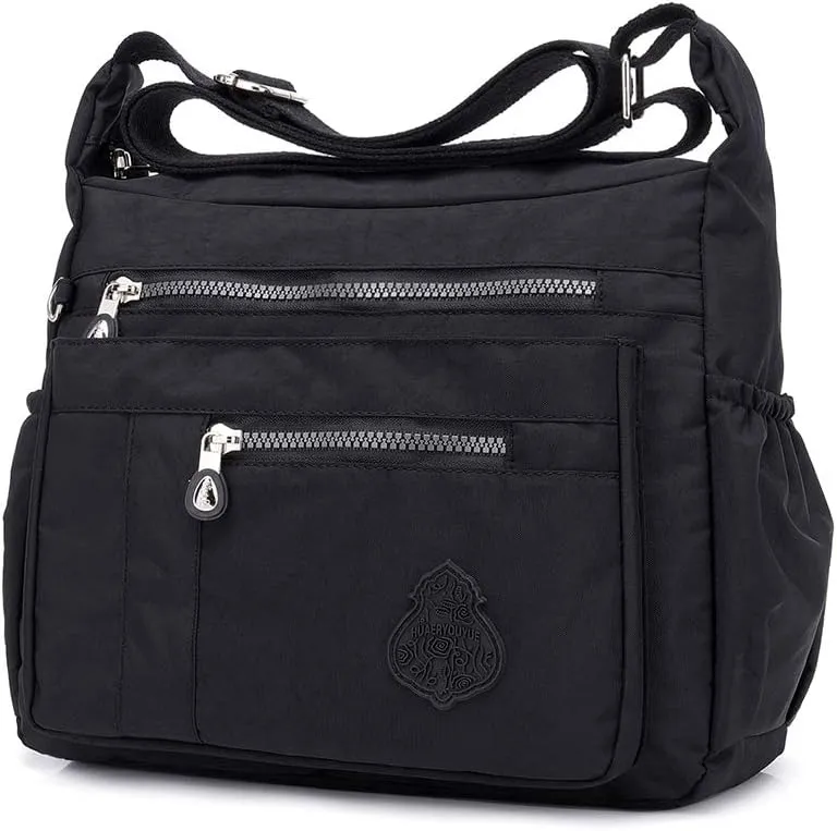 MINTEGRA Crossbody Bag for Women Nylon Waterproof Shoulder Purse Messenger Bag Lightweight Pocketbooks