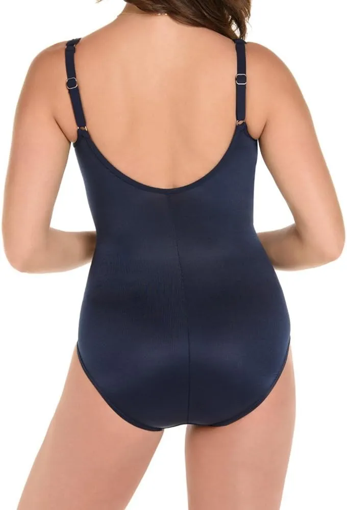 Miraclesuit Women's Swimwear DD-Cup Network Madero Sweetheart Neckline Underwire One Piece Swimsuit