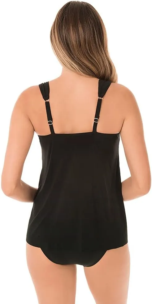 Miraclesuit Women's Swimwear DD-Cup Razzle Dazzle Dazzle Underwire Bra Tankini Top Separate