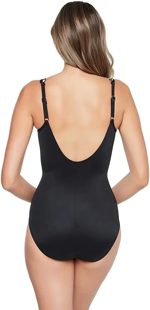 Miraclesuit Women's Swimwear Ocean Ombre Seraphina Underwire Tummy Control One Piece Swimsuit