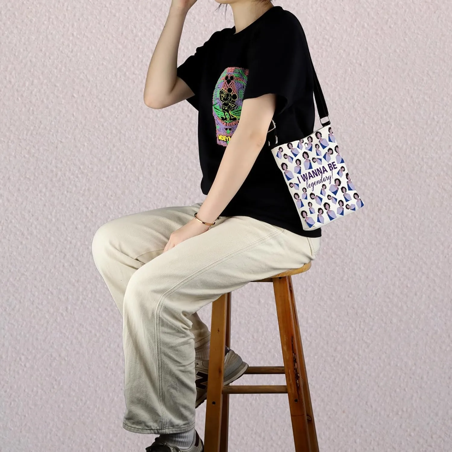 MNIGIU Musical Inspired Gift Musical Crossbody Bag Musical Merch For Musical Lover