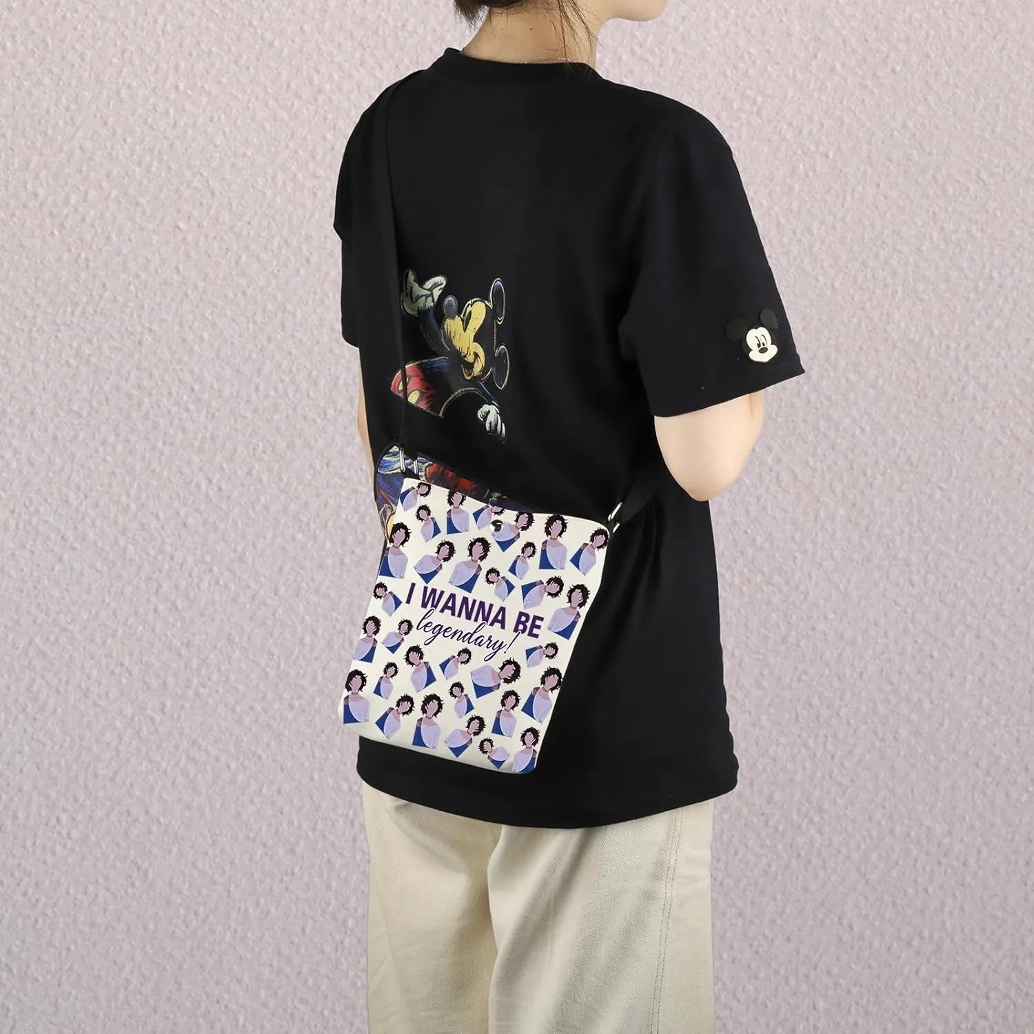 MNIGIU Musical Inspired Gift Musical Crossbody Bag Musical Merch For Musical Lover