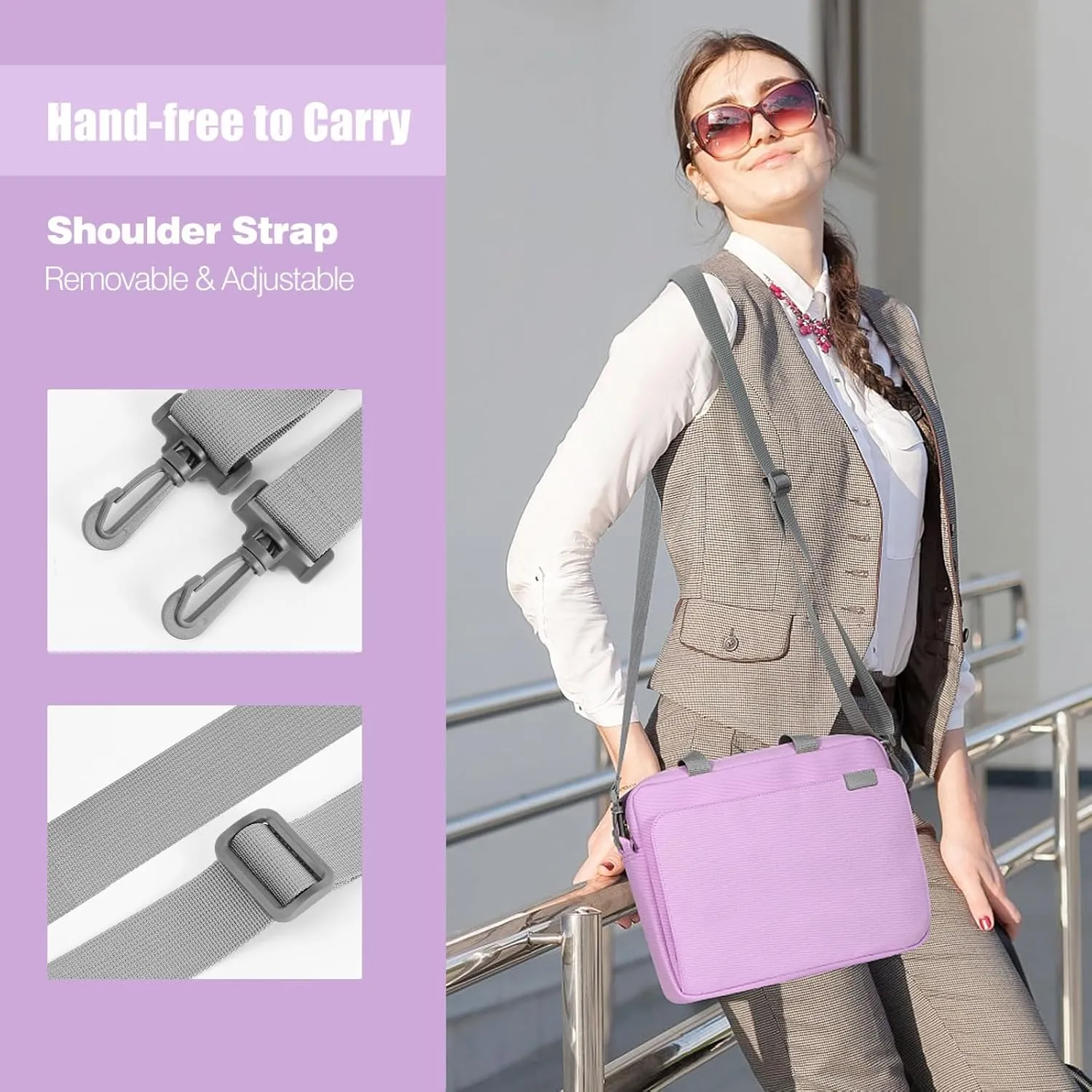 MoKo Tablet Sleeve Case, Protective Handle Shoulder Bag
