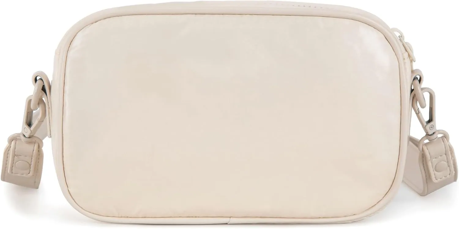 Montana West x Lee Puffer Crossbody Bags for Women Small Quilted Lightweight Water-resistant Purse with Adjustable Strap
