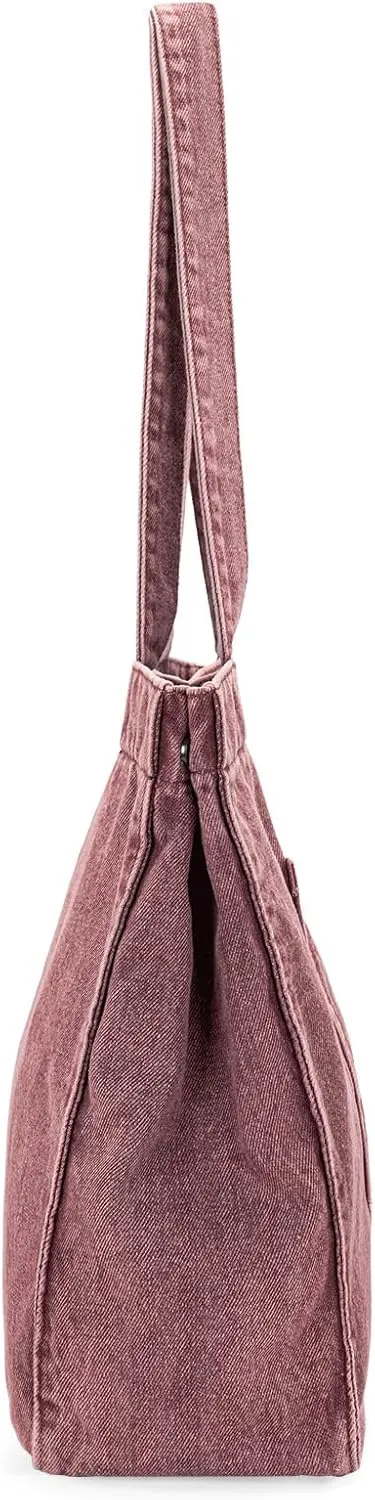 Montana West x Wrangler Tote Bag for Women Large Denim Purses for Work Travel