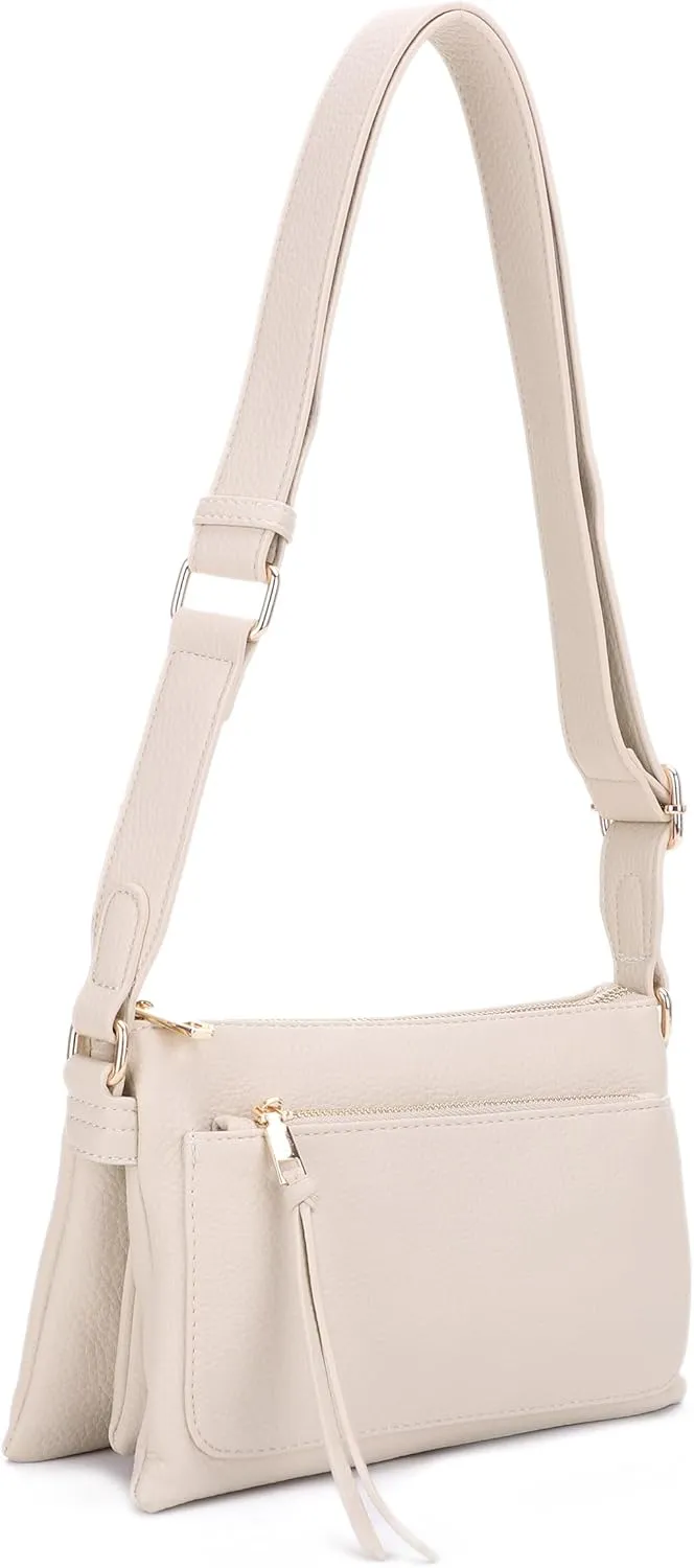 Multicompartment Functional Women Travel Crossbody with Comfortable Shoulder Strap