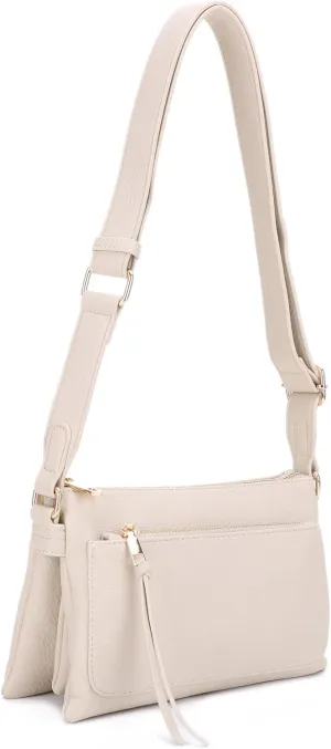 Multicompartment Functional Women Travel Crossbody with Comfortable Shoulder Strap