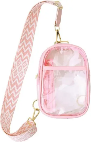 Multifunctional Bag For Woman And Man Small Crossbody Bag Clear Bag Stadium Approve Chest Bag Backpacks Purses