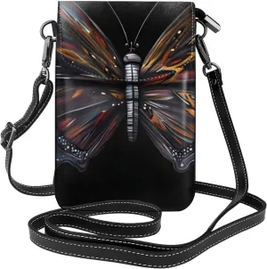 Mystery Butterfly Women's crossbody bag, crossbody phone bag, tassel wallet with shoulder strap, best gift for women.