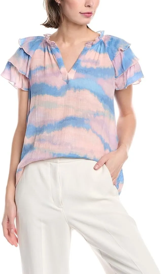 Nanette Nanette Lepore Womens Blouse, M, Purple