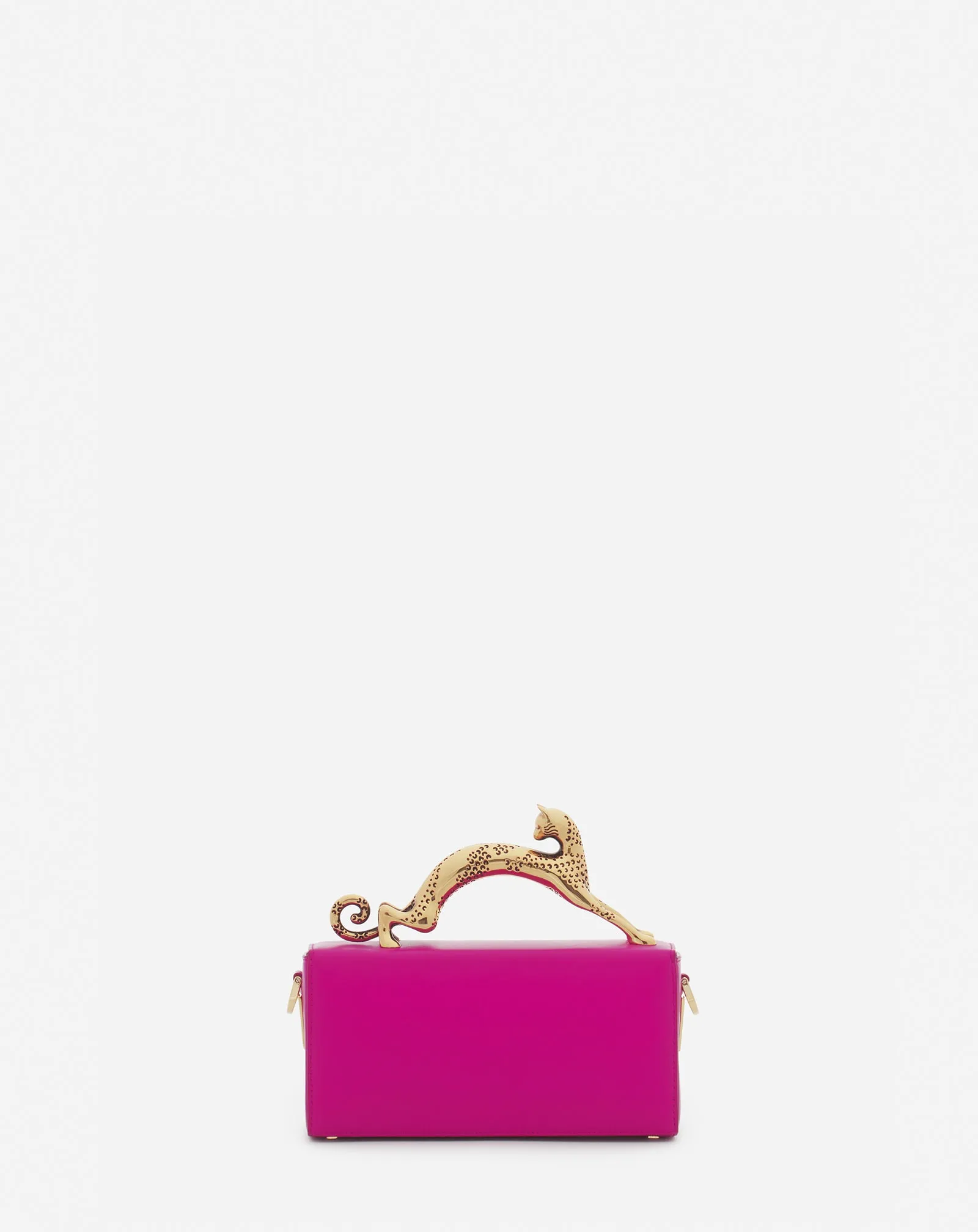 NANO PENCIL CAT LEATHER BAG