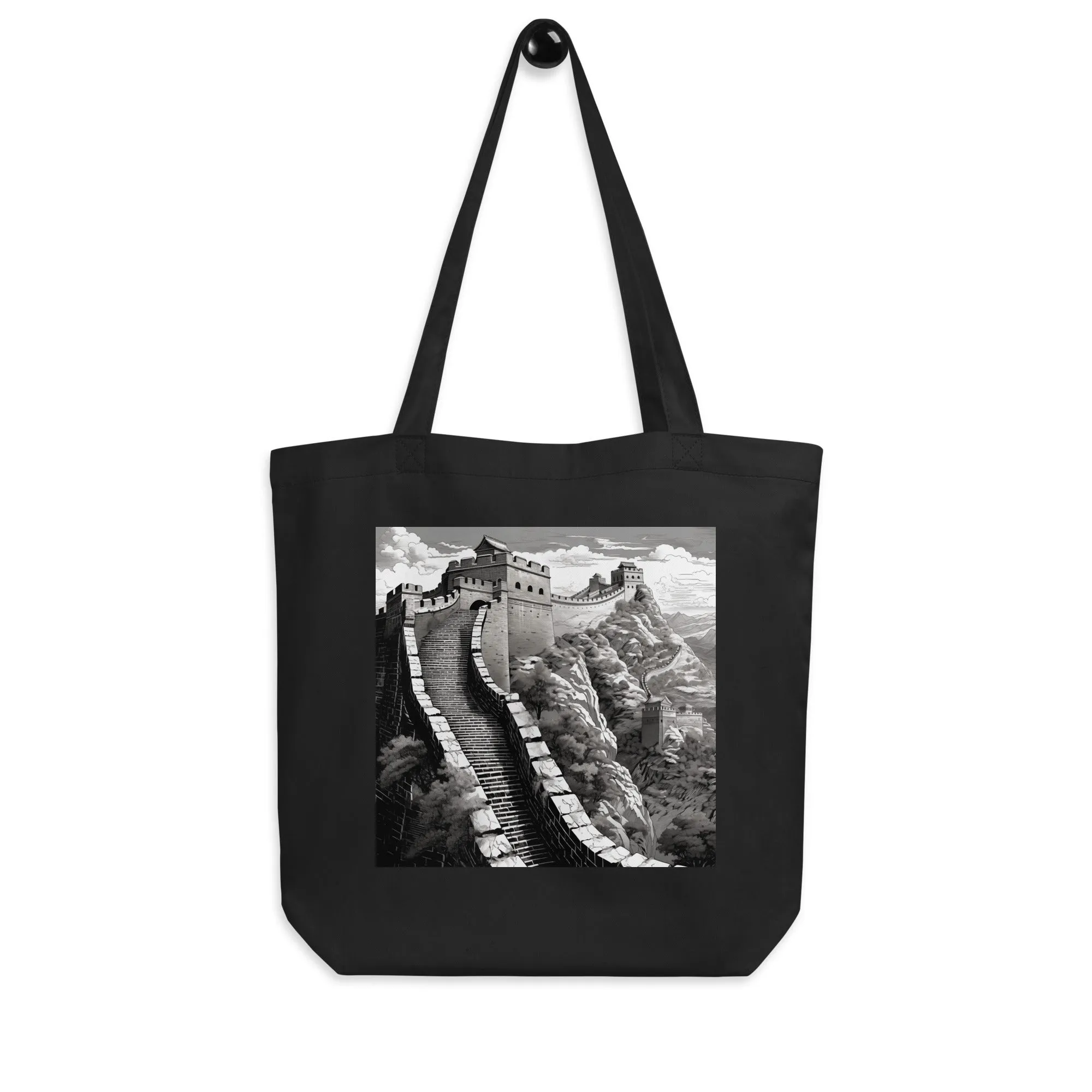 Natural Fiber Tote Bag Great Wall of China