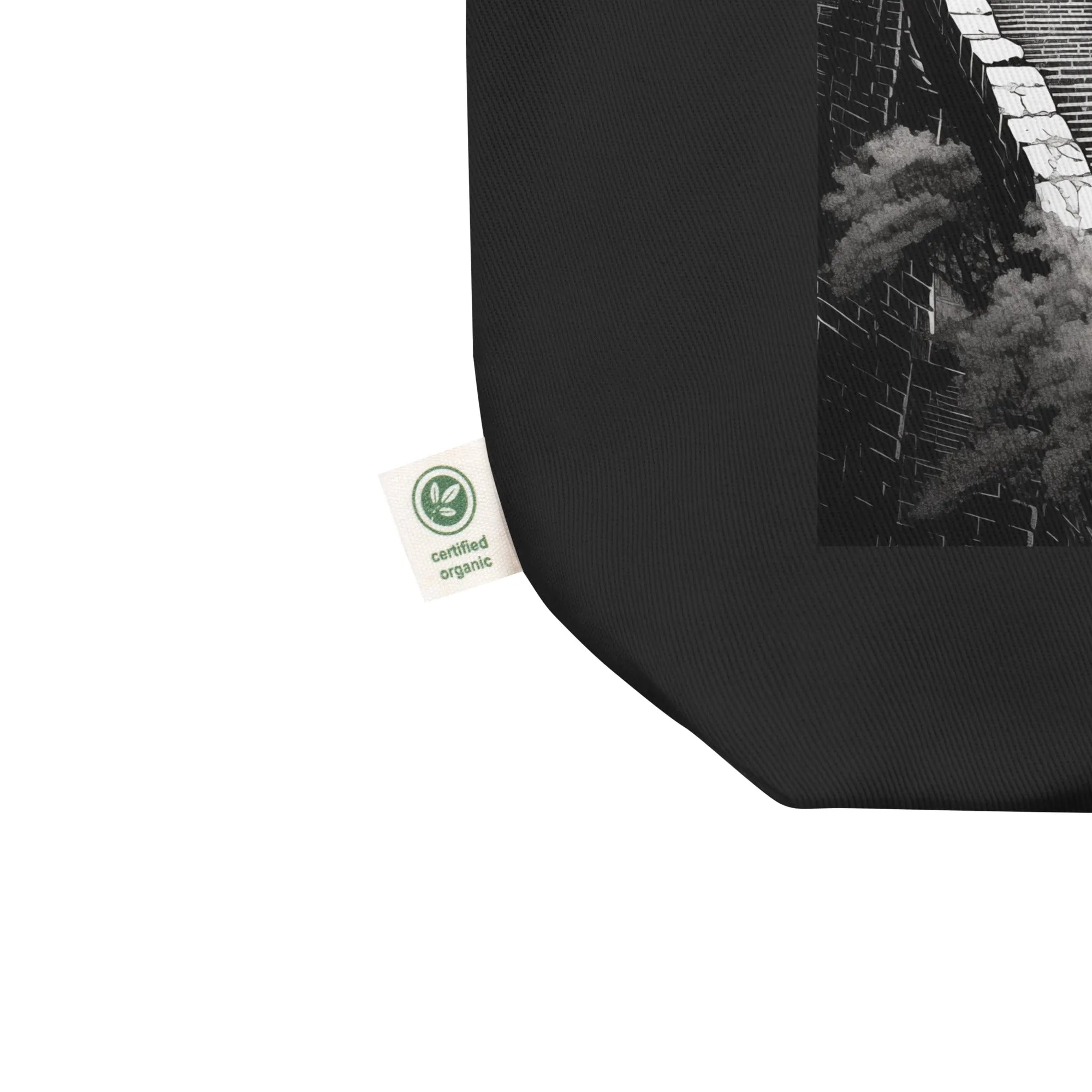 Natural Fiber Tote Bag Great Wall of China