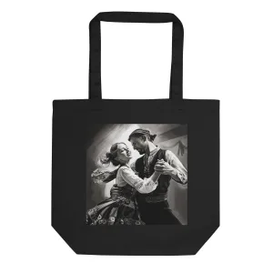 Natural Fiber Tote Bag Hungarian Folk Dance