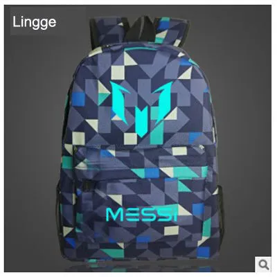New Listing Lionel Messi backpack fashion casual backpack teenagers Men women's Student School Bags bagpack travel bag FN893
