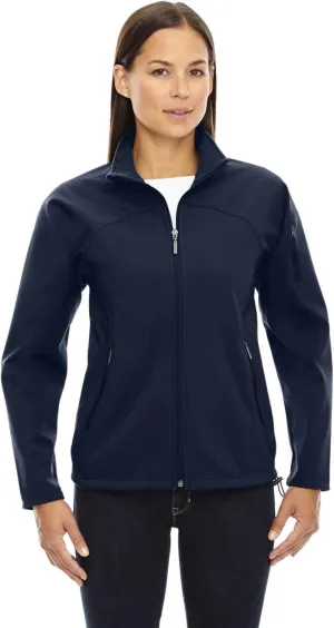 North End Ladies 3-Layer Fleece Bonded Soft Shell Jacket