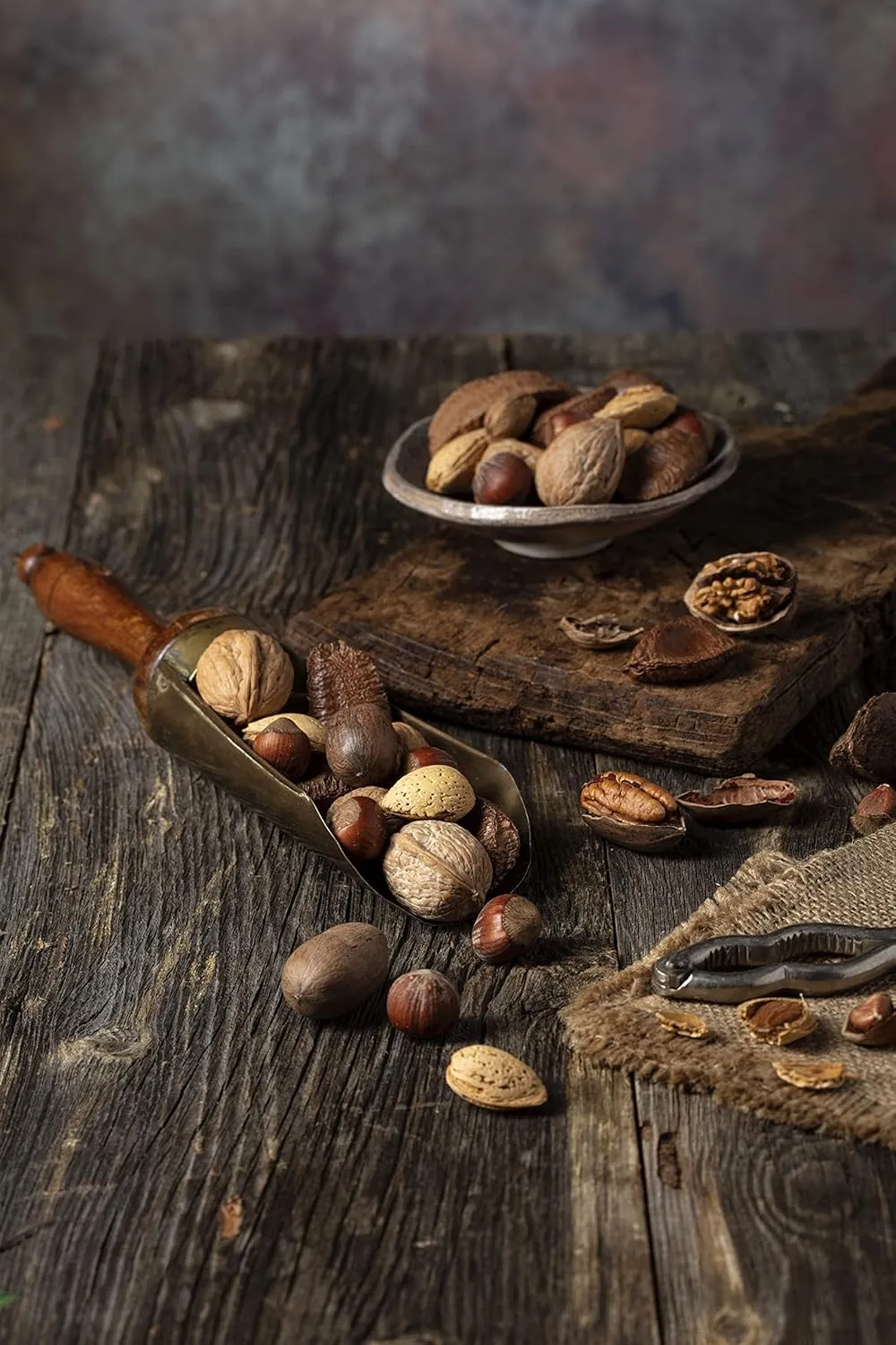NUTS U.S. – Mixed Nuts In Shell (Almonds, Walnuts, Hazelnuts, Pecans, Brazil Nuts) | No Added Colors and No Artificial Flavors | Fresh Buttery Taste and Raw |Packed In Resealable Bags!!! (6 LBS)