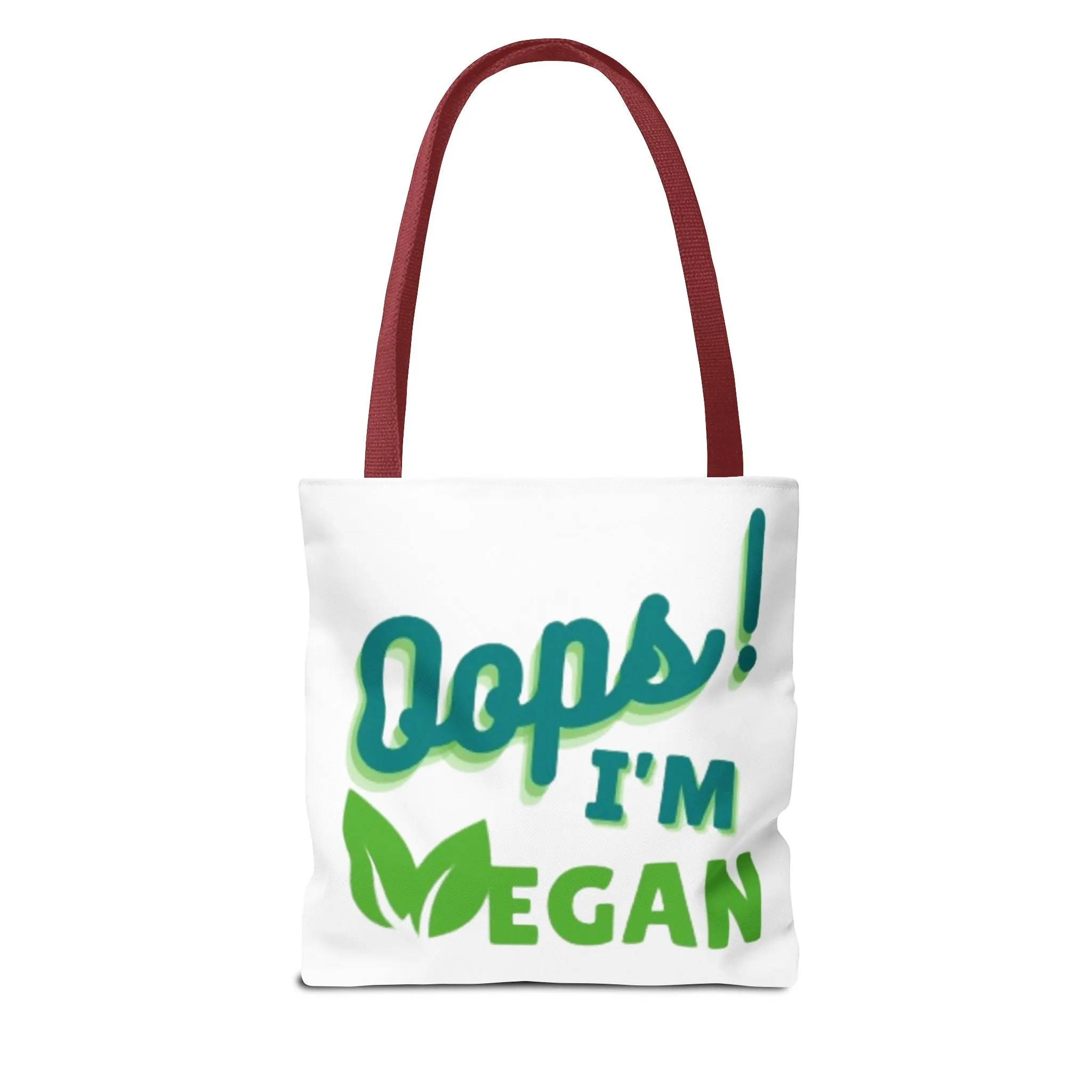 Oops! I'm Vegan Tote Bag (AOP)