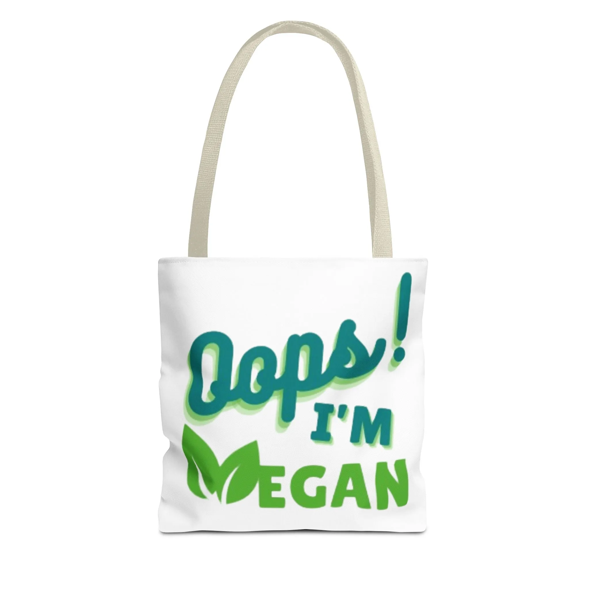 Oops! I'm Vegan Tote Bag (AOP)