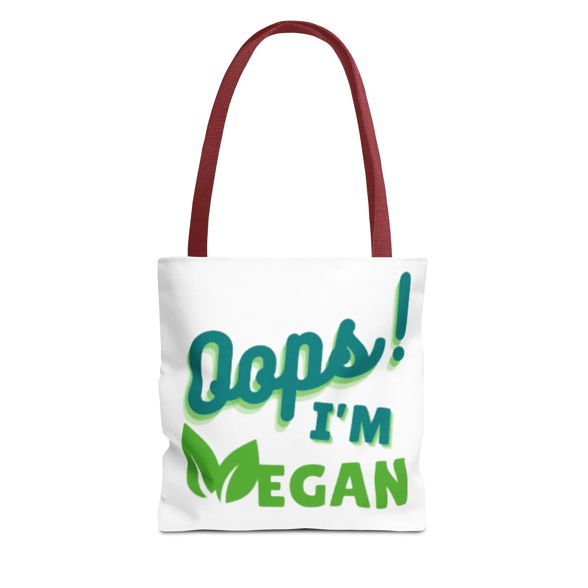 Oops! I'm Vegan Tote Bag (AOP)