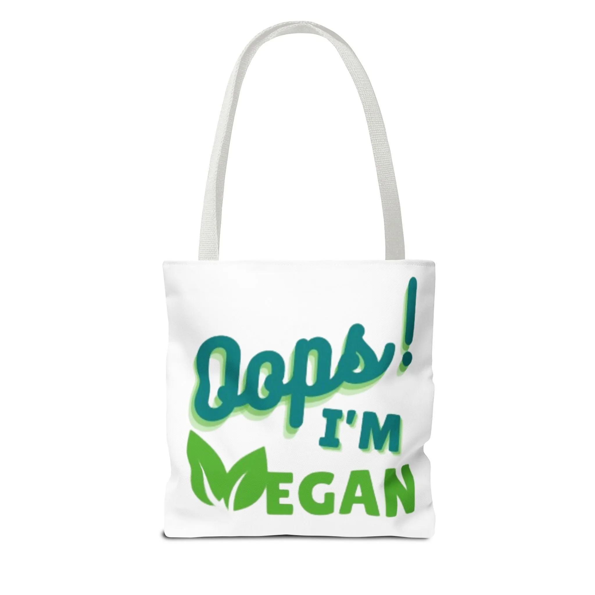 Oops! I'm Vegan Tote Bag (AOP)