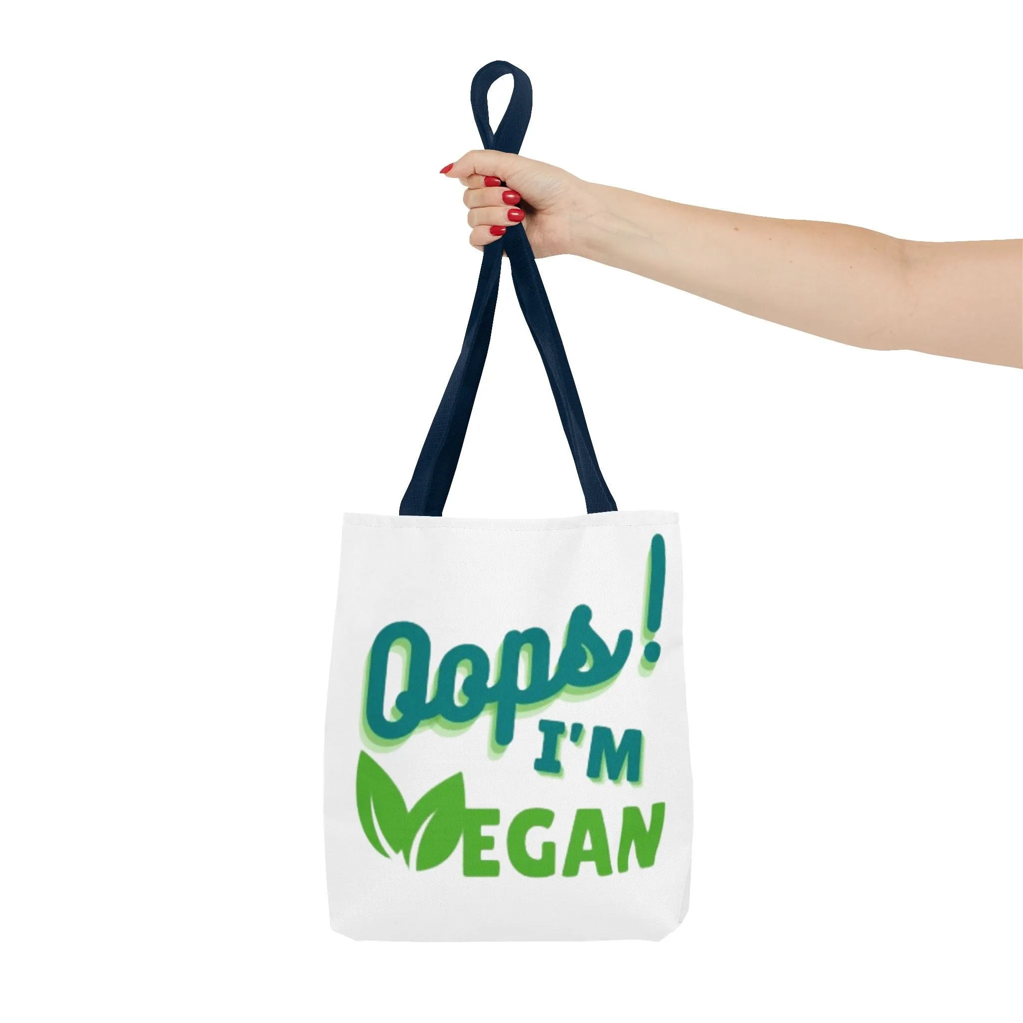 Oops! I'm Vegan Tote Bag (AOP)