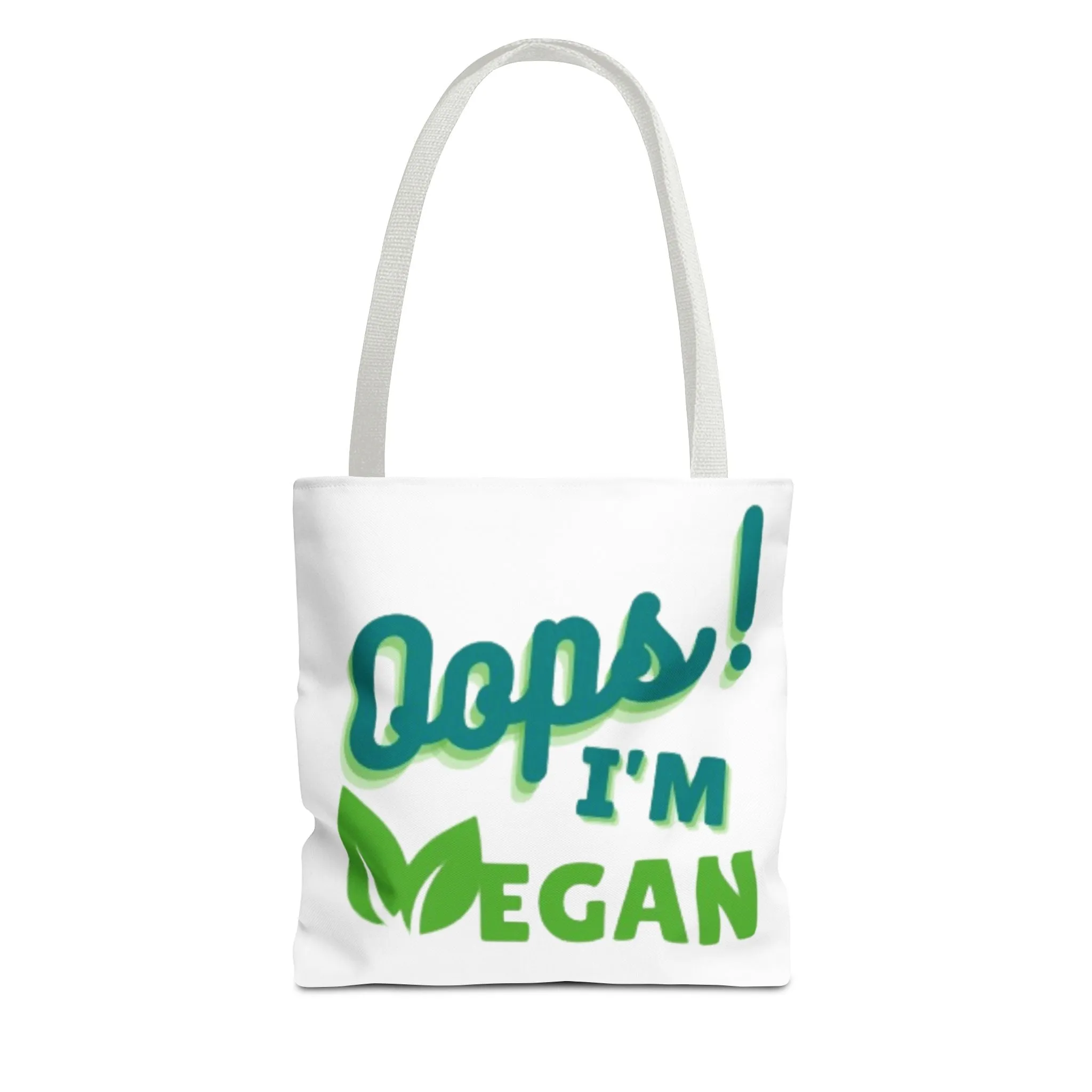 Oops! I'm Vegan Tote Bag (AOP)
