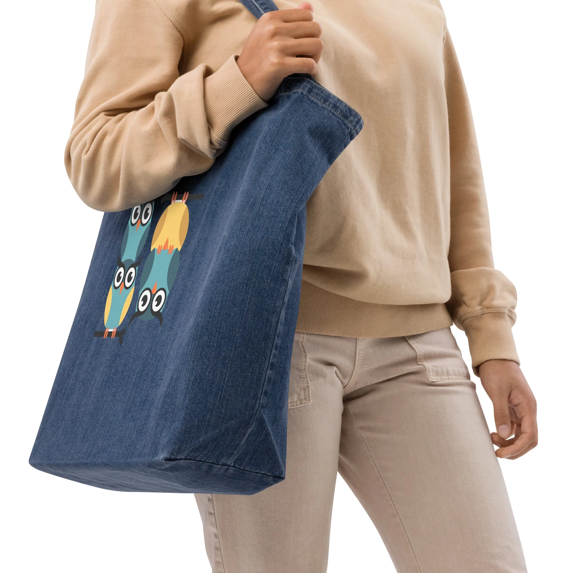 Organic Denim Tote Bag: Stylish, Durable, and Eco-Friendly for Everyday Use