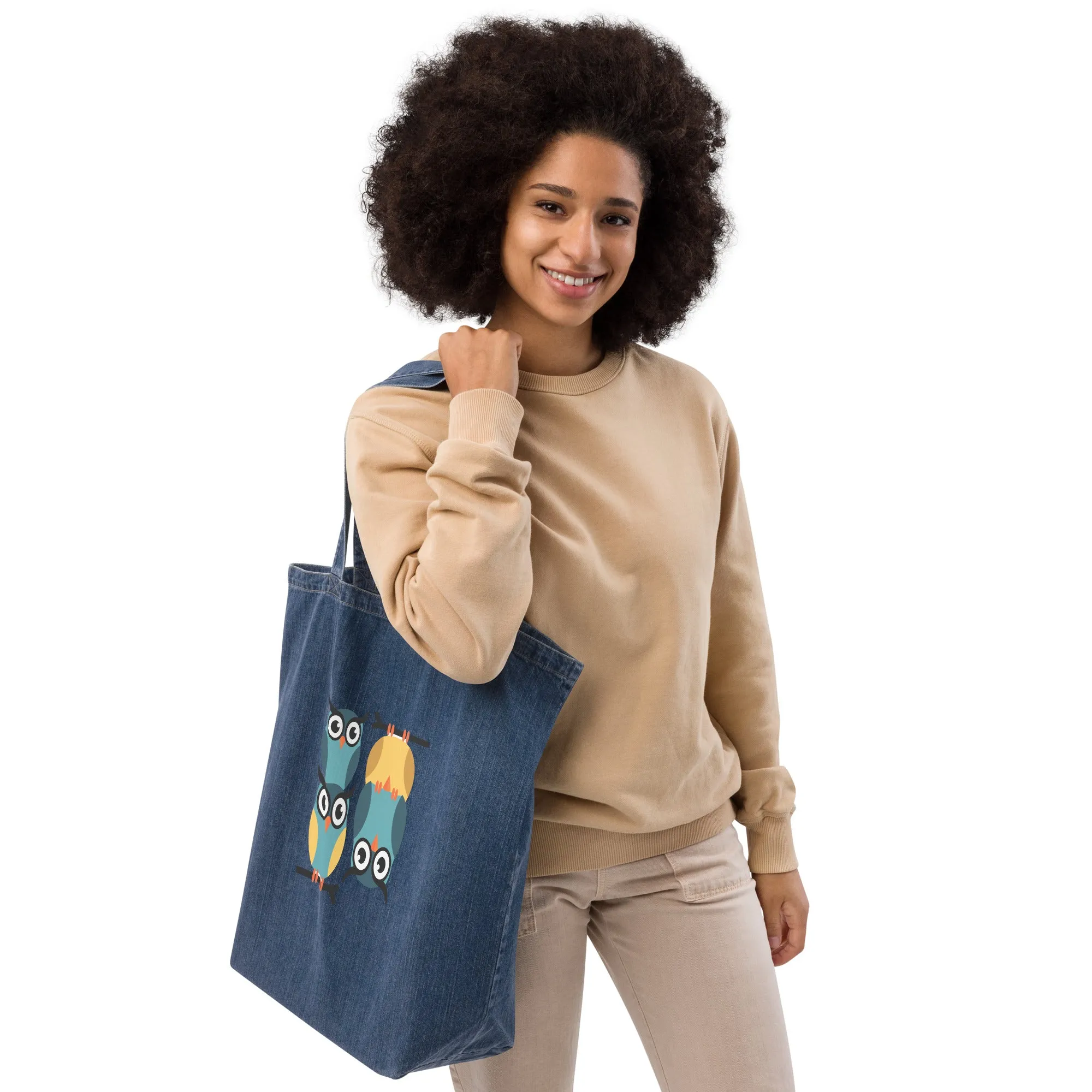 Organic Denim Tote Bag: Stylish, Durable, and Eco-Friendly for Everyday Use
