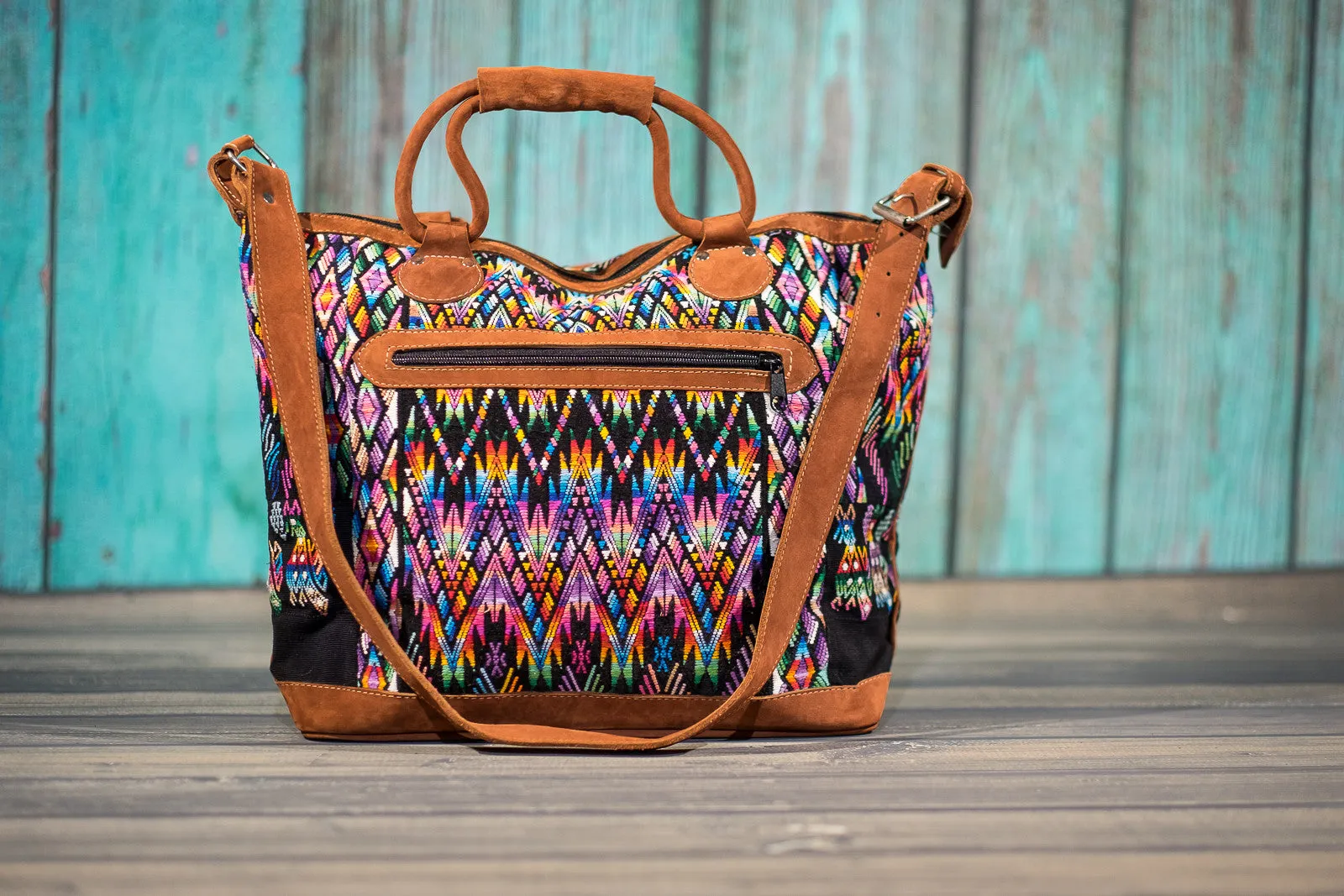 Overnighter Tote Bag Cross Body Purse Diaper Bag Gardenia
