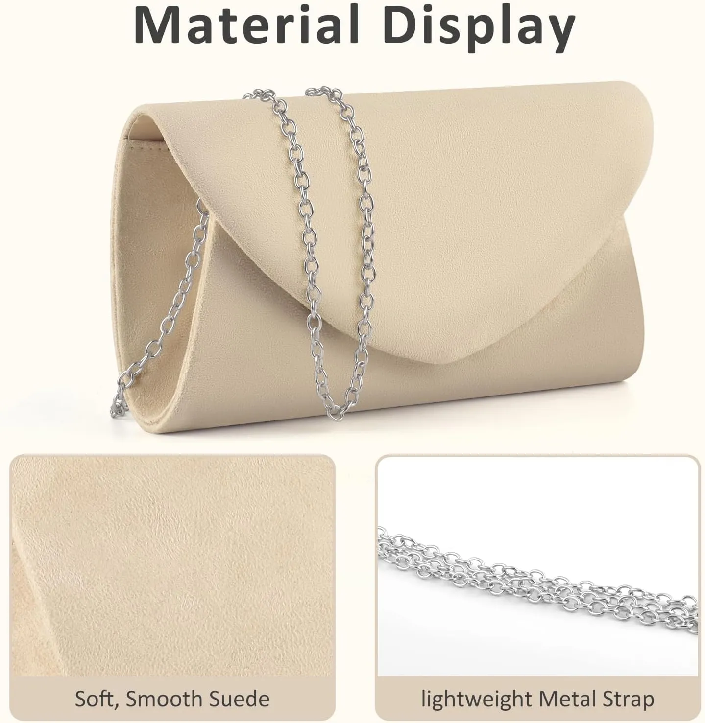 PACETAP Clutch Purses for Women, Handbags with Chain for Women Formal, Evening Bag for Wedding Party Cocktail Prom Dinner