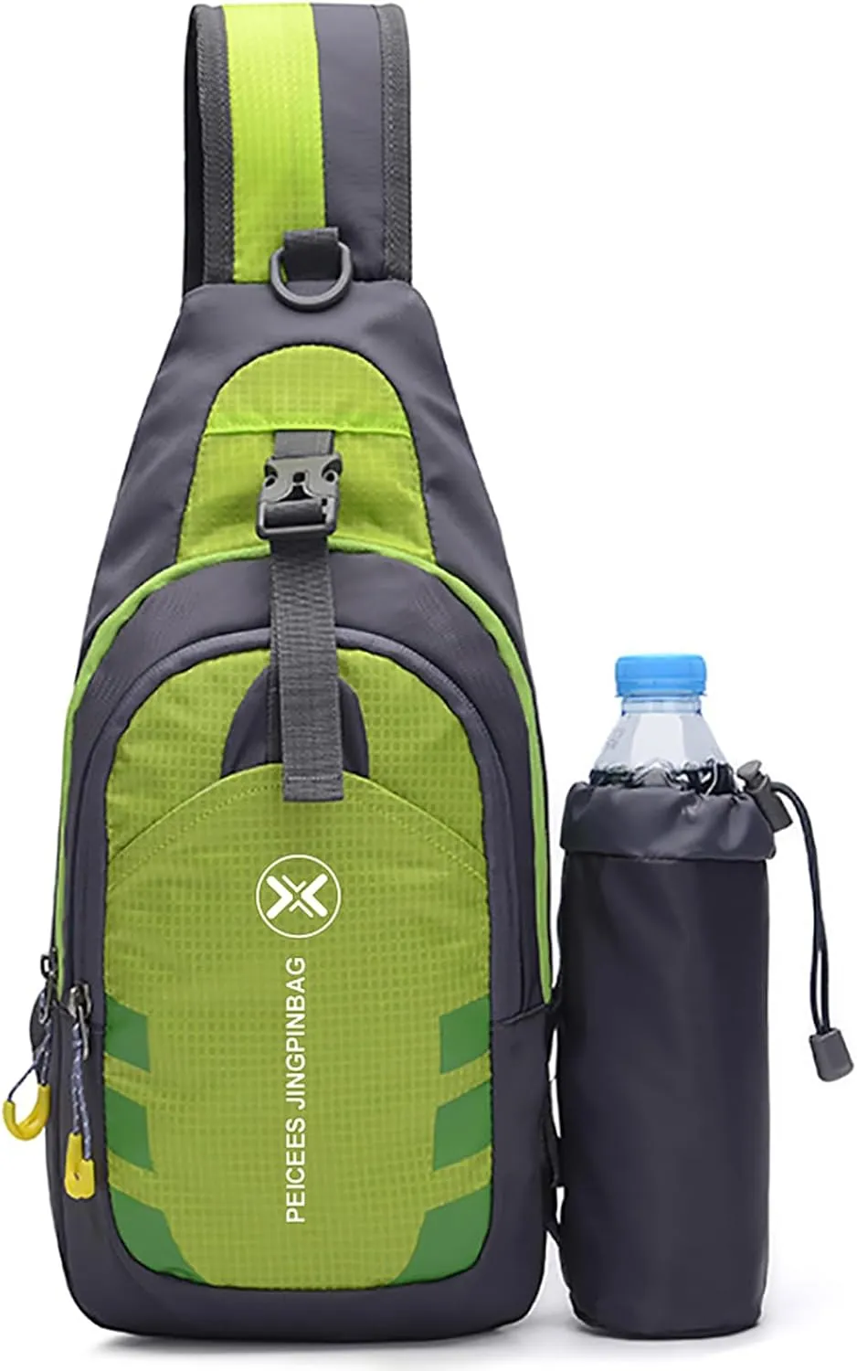 Peicees Chest Crossbody Sling Backpack Bag Travel Bike Gym Daypack for Women Men