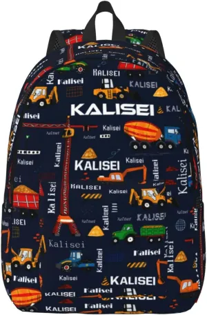 Personalized Backpack| Custom Name Backpacks For Her/Him For Work,Weekend Getaway,Traveling,Hiking,Camping |Funny Vehicle Pattern Backpack (A - style 5)