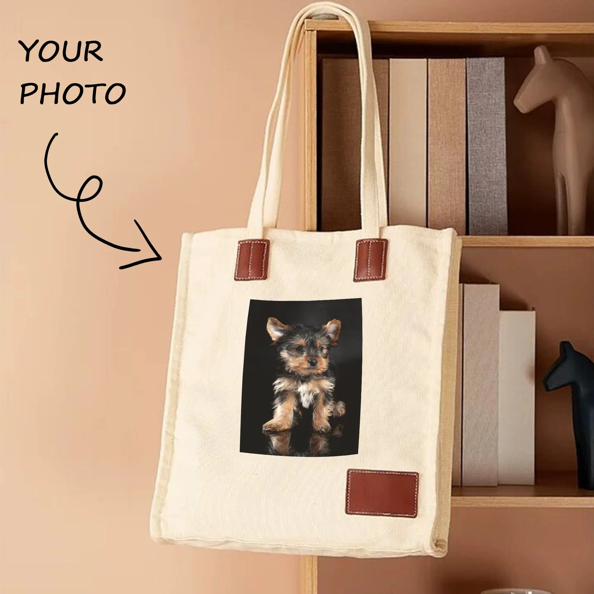 Personalized Tote - Custom Photo Tote Bag - Thick Tote