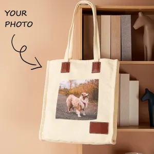Personalized Tote - Custom Photo Tote Bag - Thick Tote