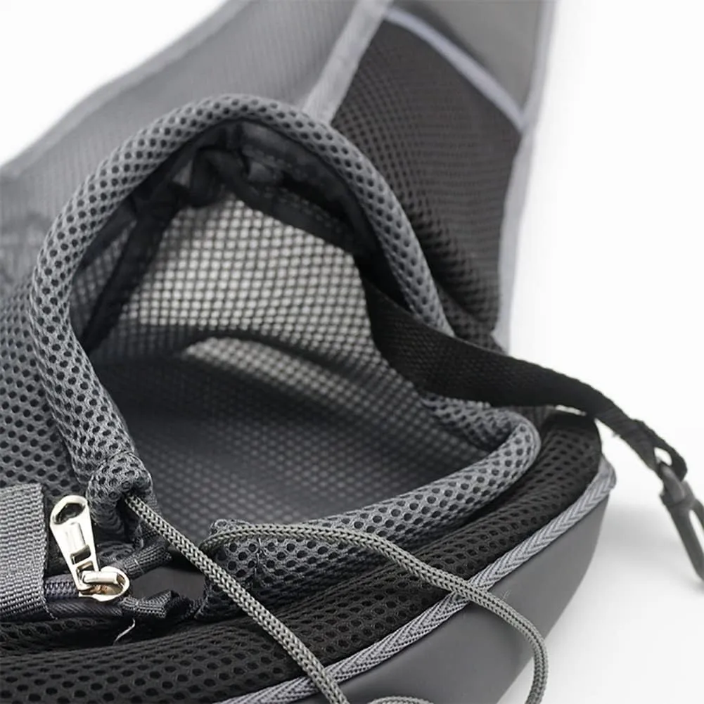 Pet Dog Sling Carrier, Breathable Mesh Portable Travel Safe Pet Sling Shoulder Bag Carrier with Adjustable Non-Slip Shoulder Strap for Small Dogs Cats Puppy (Small, Pink)