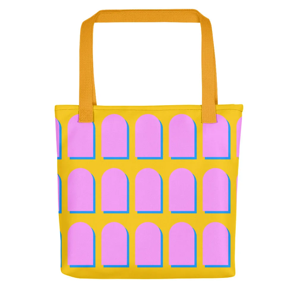 Pink & Yellow Tote-asseum