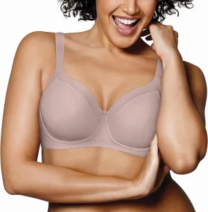 Playtex Women's Secrets Balconette Bra 4824, Full-Coverage Wireless T-Shirt Bra for Full Figures