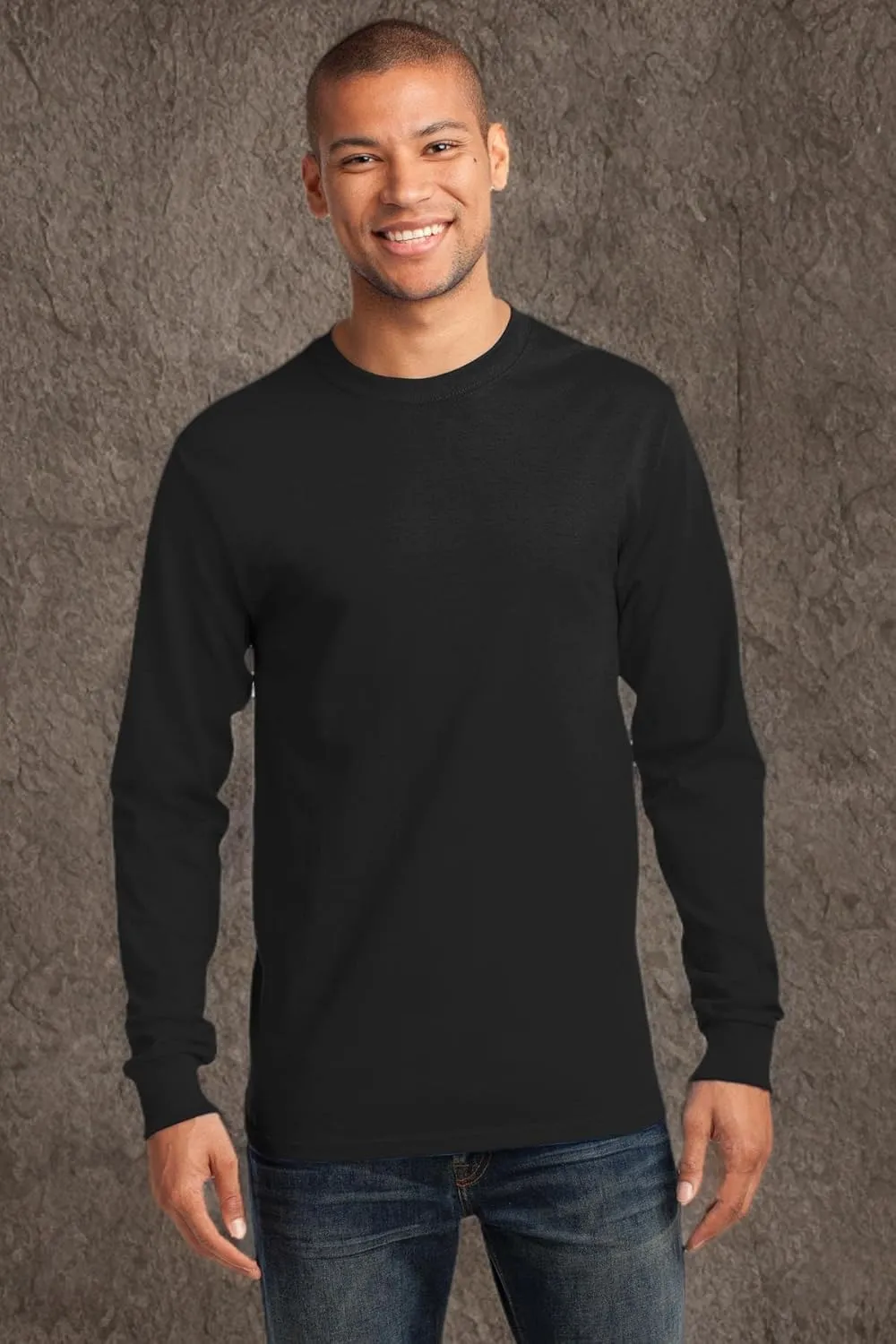 Port & Company - Tall Long Sleeve Essential Tee. PC61LST