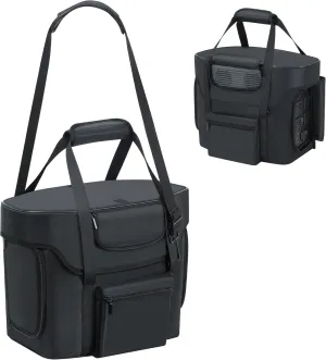 Portable Generator Cover Compatible with ECOFLOW DELTA 2 Power Station, Storage Case with Adjustable Shoulder Strap,Power Carrying Bag with Side Zipper, Soft Generator Covers for Outside