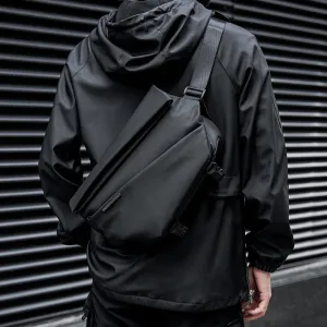 Premium Black Waterproof Cross Body Bag