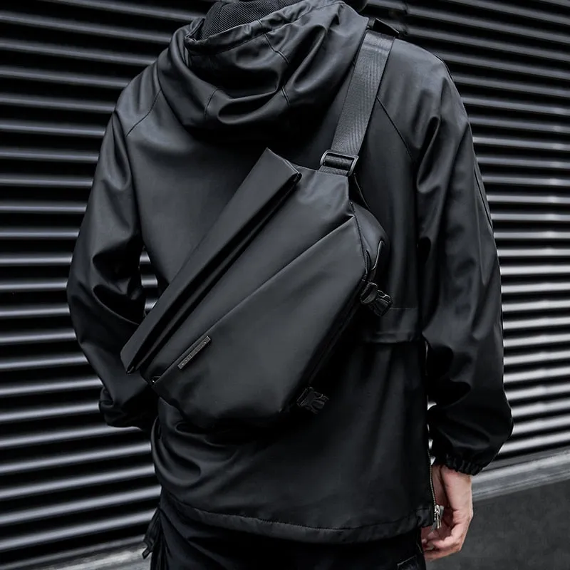 Premium Black Waterproof Cross Body Bag