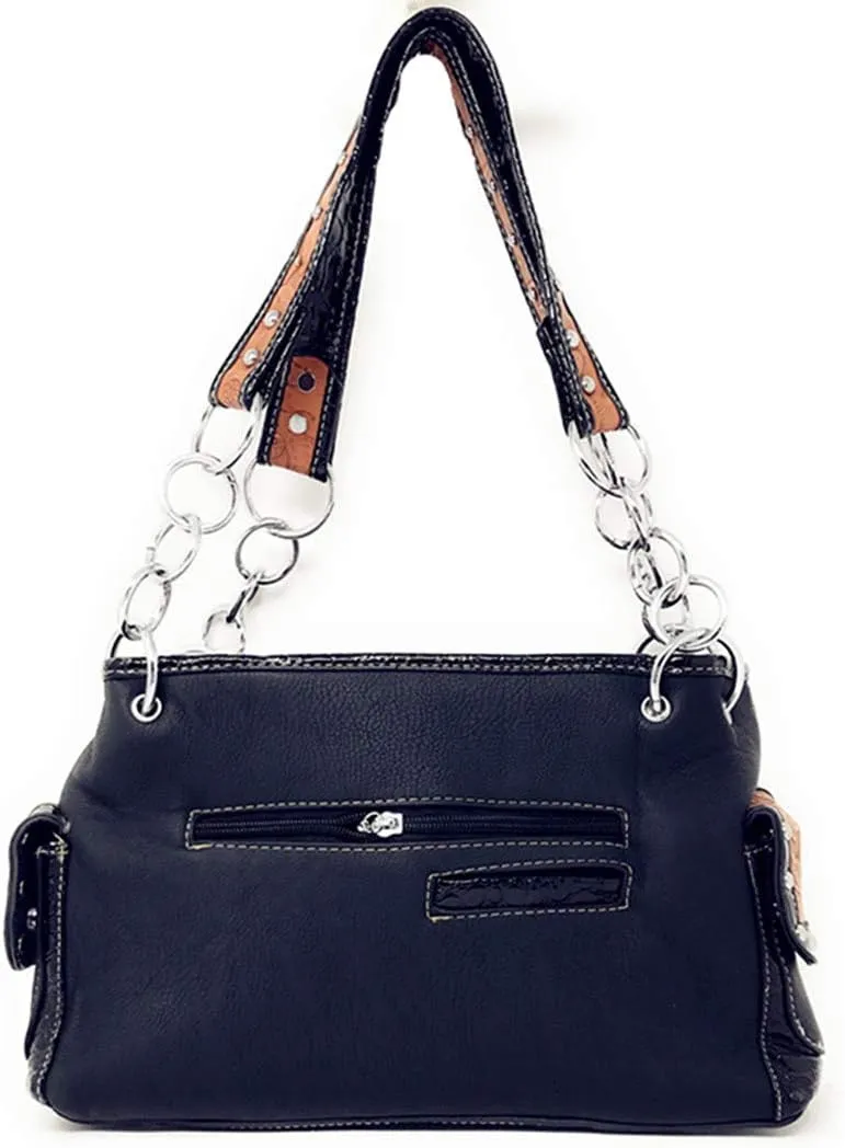 Premium Western Suede Leather Women's shoulder handbag in 2 colors.