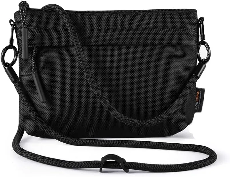 project-cb Crossbody Bag, Cordura Fabric Waterproof Travel Purse, Phone Bag, Small Crossbody Bags for Women & Men